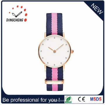 2016 Uhr Nylon Strap Edelstahl Uhr (DC-684)